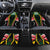 St Kitts and Nevis Cricket Patriots Car Mats Rising with Caribbean Battlefield