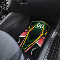 St Kitts and Nevis Cricket Patriots Car Mats Rising with Caribbean Battlefield