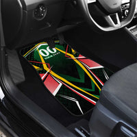 St Kitts and Nevis Cricket Patriots Car Mats Rising with Caribbean Battlefield