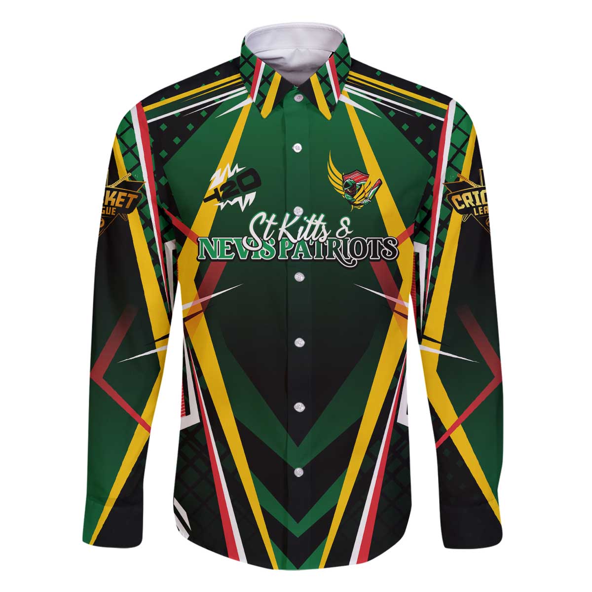 Personalised St Kitts and Nevis Cricket Patriots Family Matching Off The Shoulder Long Sleeve Dress and Hawaiian Shirt Rising with Caribbean Battlefield