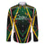 Personalised St Kitts and Nevis Cricket Patriots Family Matching Off The Shoulder Long Sleeve Dress and Hawaiian Shirt Rising with Caribbean Battlefield