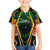 Personalised St Kitts and Nevis Cricket Patriots Family Matching Off The Shoulder Long Sleeve Dress and Hawaiian Shirt Rising with Caribbean Battlefield