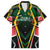 Personalised St Kitts and Nevis Cricket Patriots Family Matching Off Shoulder Maxi Dress and Hawaiian Shirt Rising with Caribbean Battlefield