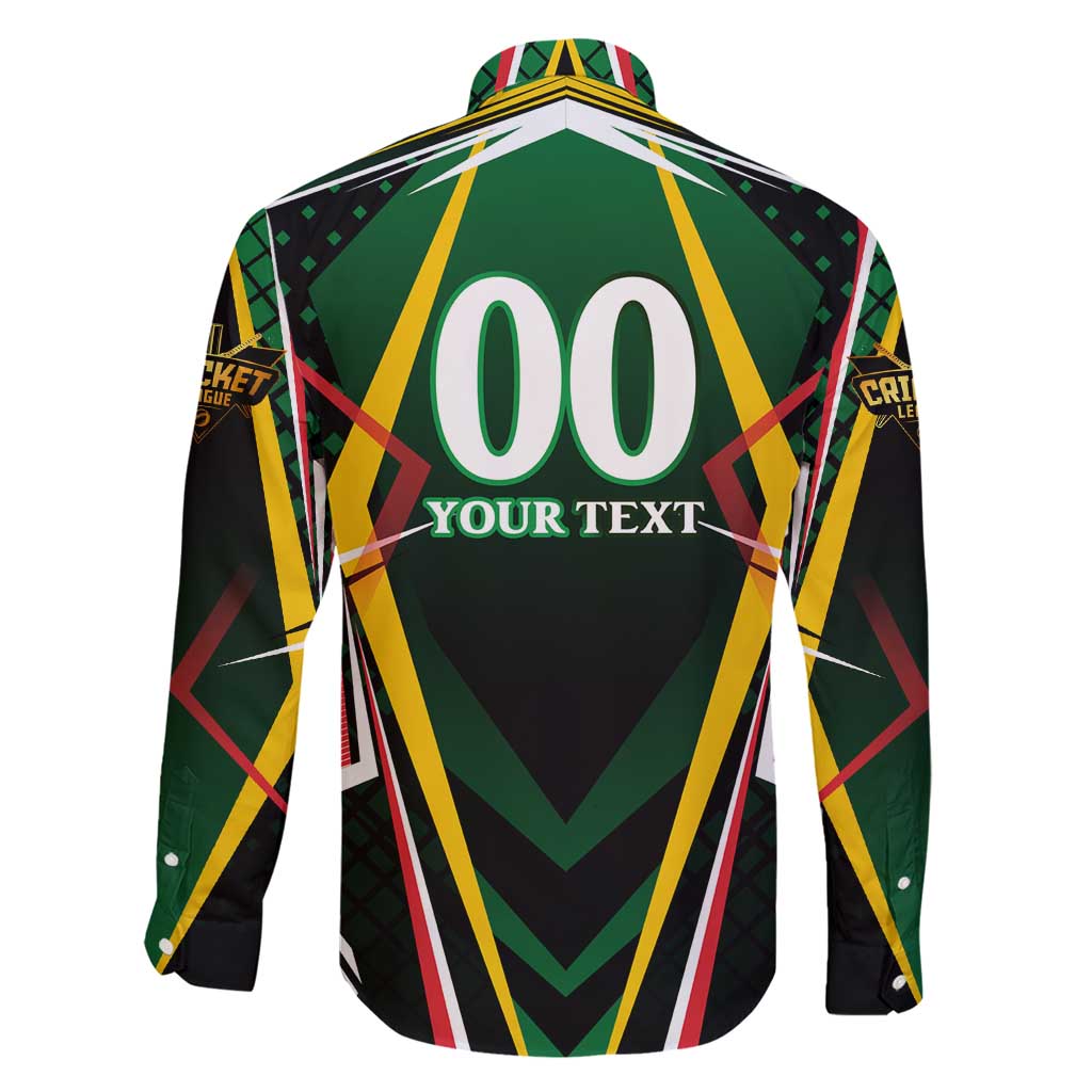 Personalised St Kitts and Nevis Cricket Patriots Family Matching Short Sleeve Bodycon Dress and Hawaiian Shirt Rising with Caribbean Battlefield