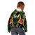 Personalised St Kitts and Nevis Cricket Patriots Kid Hoodie Rising with Caribbean Battlefield