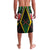 Personalised St Kitts and Nevis Cricket Patriots Lavalava Rising with Caribbean Battlefield