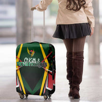 St Kitts and Nevis Cricket Patriots Luggage Cover Rising with Caribbean Battlefield