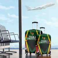 St Kitts and Nevis Cricket Patriots Luggage Cover Rising with Caribbean Battlefield