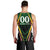 Personalised St Kitts and Nevis Cricket Patriots Men Tank Top Rising with Caribbean Battlefield