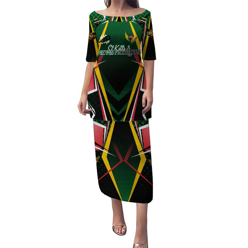 Personalised St Kitts and Nevis Cricket Patriots Puletasi Rising with Caribbean Battlefield