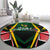 St Kitts and Nevis Cricket Patriots Round Carpet Rising with Caribbean Battlefield