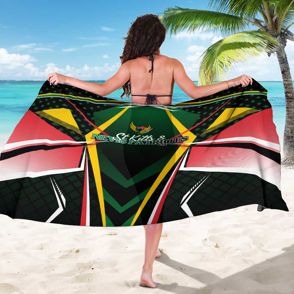 St Kitts and Nevis Cricket Patriots Sarong Rising with Caribbean Battlefield