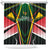 St Kitts and Nevis Cricket Patriots Shower Curtain Rising with Caribbean Battlefield
