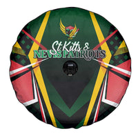 St Kitts and Nevis Cricket Patriots Spare Tire Cover Rising with Caribbean Battlefield