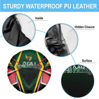 St Kitts and Nevis Cricket Patriots Spare Tire Cover Rising with Caribbean Battlefield