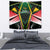 St Kitts and Nevis Cricket Patriots Tapestry Rising with Caribbean Battlefield