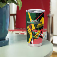 St Kitts and Nevis Cricket Patriots Tumbler Cup Rising with Caribbean Battlefield