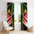 St Kitts and Nevis Cricket Patriots Window Curtain Rising with Caribbean Battlefield