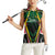 Personalised St Kitts and Nevis Cricket Patriots Women Sleeveless Polo Shirt Rising with Caribbean Battlefield