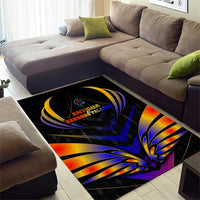 Antigua and Barbuda Cricket Falcons Area Rug Wings of Glory