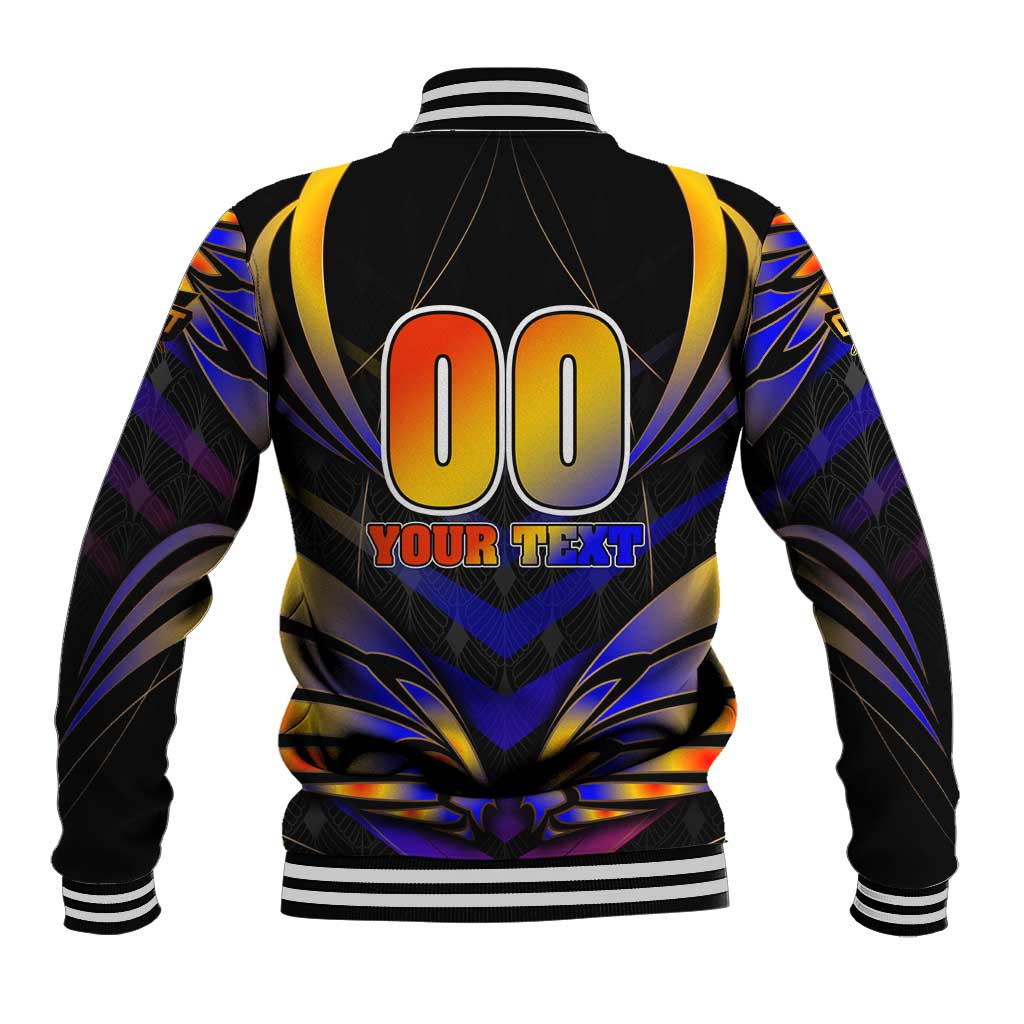 Personalised Antigua and Barbuda Cricket Falcons Baseball Jacket Wings of Glory