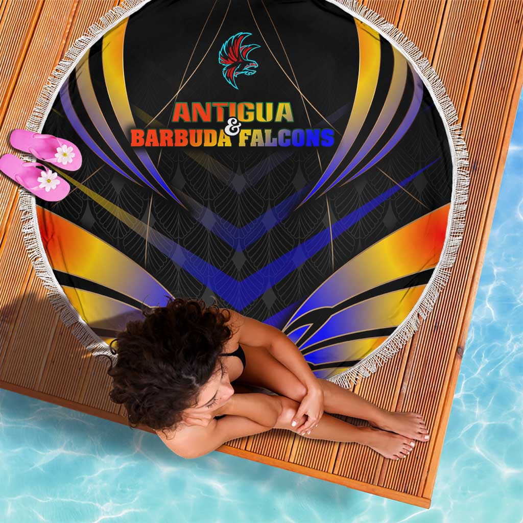 Antigua and Barbuda Cricket Falcons Beach Blanket Wings of Glory