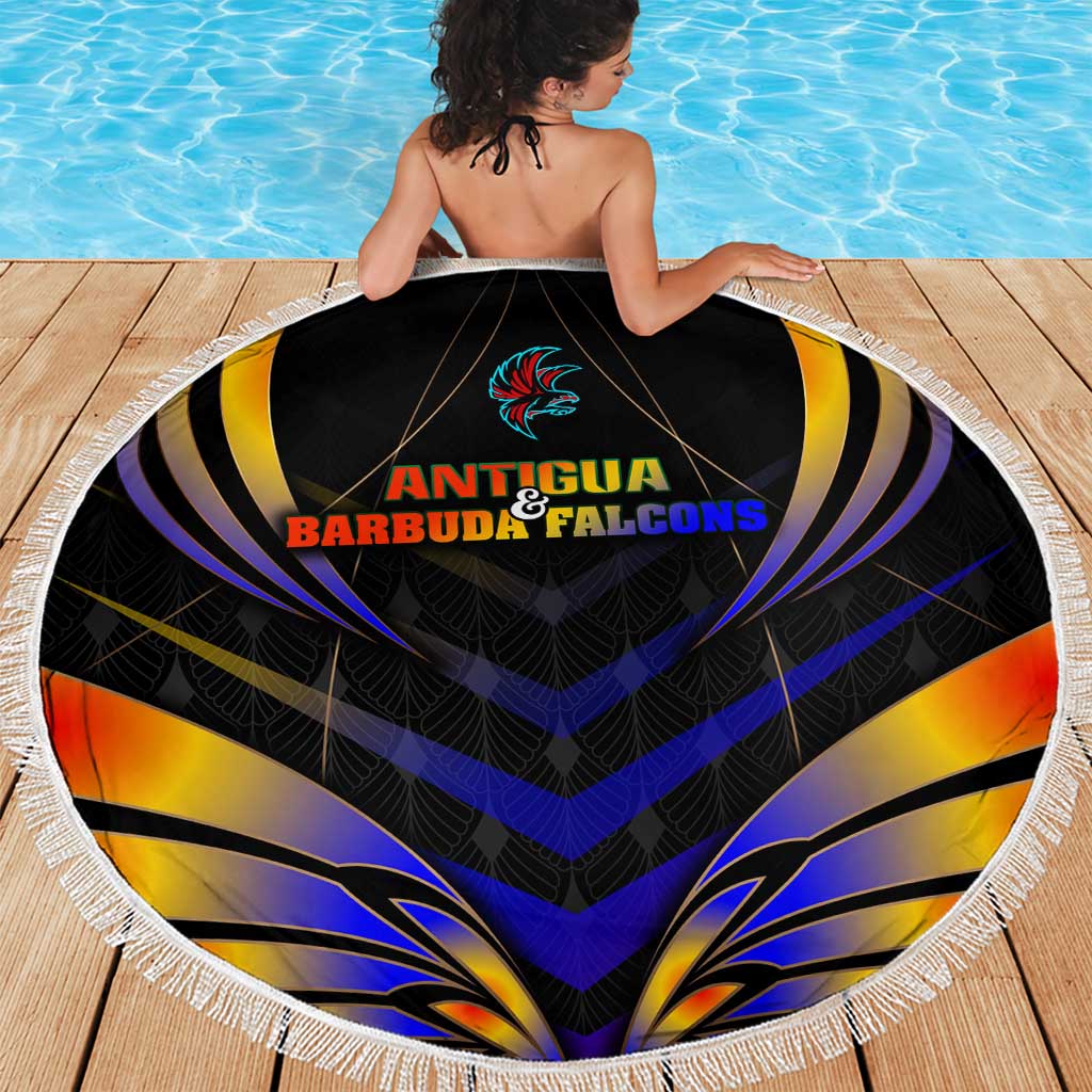 Antigua and Barbuda Cricket Falcons Beach Blanket Wings of Glory