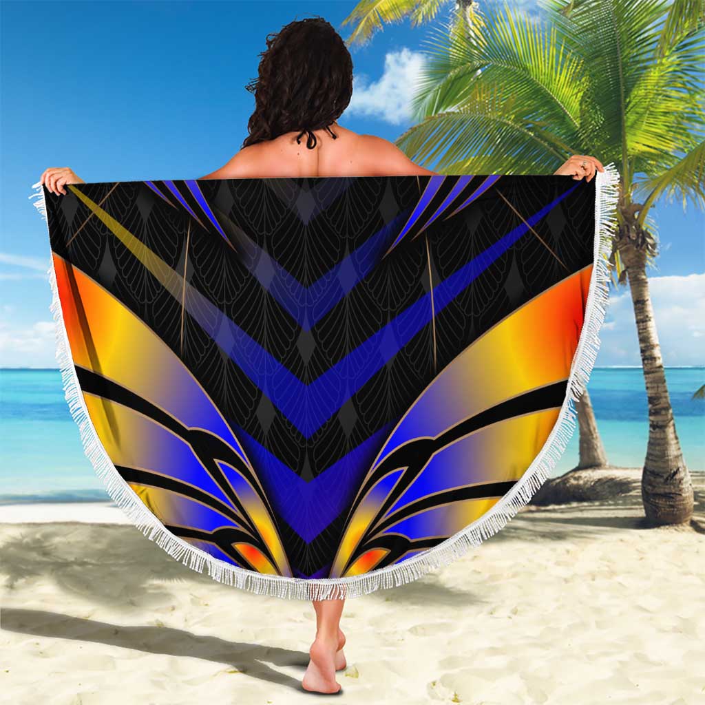 Antigua and Barbuda Cricket Falcons Beach Blanket Wings of Glory