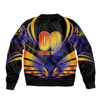 Personalised Antigua and Barbuda Cricket Falcons Bomber Jacket Wings of Glory