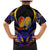 Personalised Antigua and Barbuda Cricket Falcons Family Matching Mermaid Dress and Hawaiian Shirt Wings of Glory