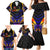 Personalised Antigua and Barbuda Cricket Falcons Family Matching Mermaid Dress and Hawaiian Shirt Wings of Glory