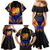 Personalised Antigua and Barbuda Cricket Falcons Family Matching Mermaid Dress and Hawaiian Shirt Wings of Glory