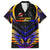 Personalised Antigua and Barbuda Cricket Falcons Family Matching Off Shoulder Maxi Dress and Hawaiian Shirt Wings of Glory