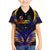 Personalised Antigua and Barbuda Cricket Falcons Family Matching Off Shoulder Maxi Dress and Hawaiian Shirt Wings of Glory