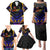 Personalised Antigua and Barbuda Cricket Falcons Family Matching Puletasi and Hawaiian Shirt Wings of Glory
