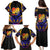 Personalised Antigua and Barbuda Cricket Falcons Family Matching Puletasi and Hawaiian Shirt Wings of Glory