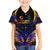 Personalised Antigua and Barbuda Cricket Falcons Family Matching Short Sleeve Bodycon Dress and Hawaiian Shirt Wings of Glory
