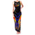 Personalised Antigua and Barbuda Cricket Falcons Family Matching Tank Maxi Dress and Hawaiian Shirt Wings of Glory
