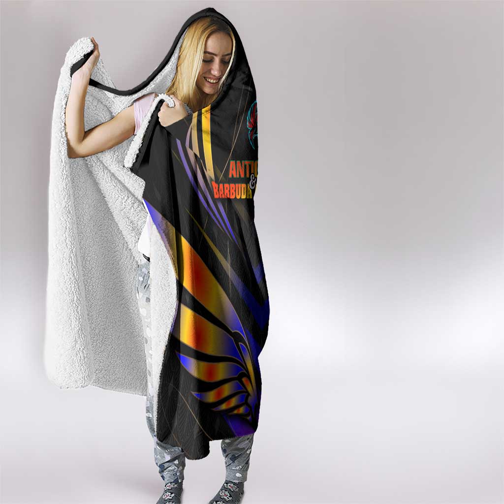 Antigua and Barbuda Cricket Falcons Hooded Blanket Wings of Glory