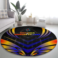 Antigua and Barbuda Cricket Falcons Round Carpet Wings of Glory