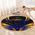 Antigua and Barbuda Cricket Falcons Round Carpet Wings of Glory