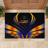 Antigua and Barbuda Cricket Falcons Rubber Doormat Wings of Glory