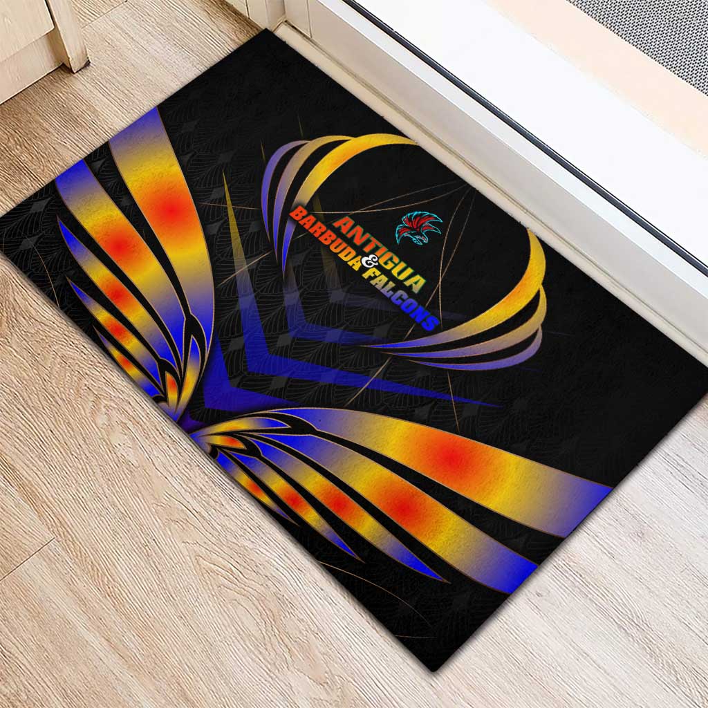 Antigua and Barbuda Cricket Falcons Rubber Doormat Wings of Glory
