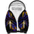 Personalised Antigua and Barbuda Cricket Falcons Sherpa Hoodie Wings of Glory