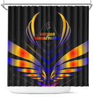 Antigua and Barbuda Cricket Falcons Shower Curtain Wings of Glory