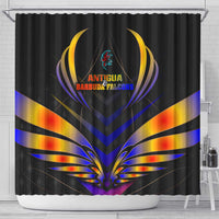 Antigua and Barbuda Cricket Falcons Shower Curtain Wings of Glory
