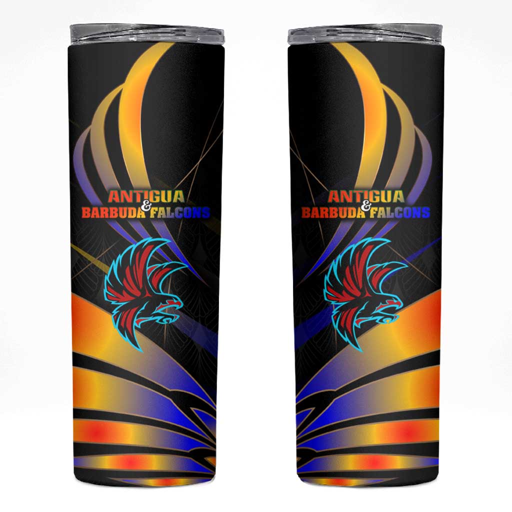 Antigua and Barbuda Cricket Falcons Skinny Tumbler Wings of Glory