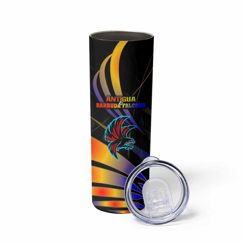 Antigua and Barbuda Cricket Falcons Skinny Tumbler Wings of Glory