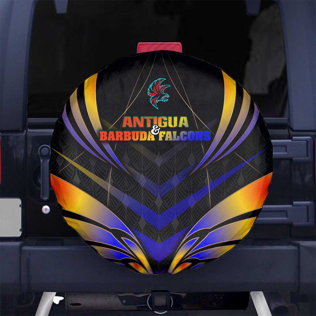 Antigua and Barbuda Cricket Falcons Spare Tire Cover Wings of Glory