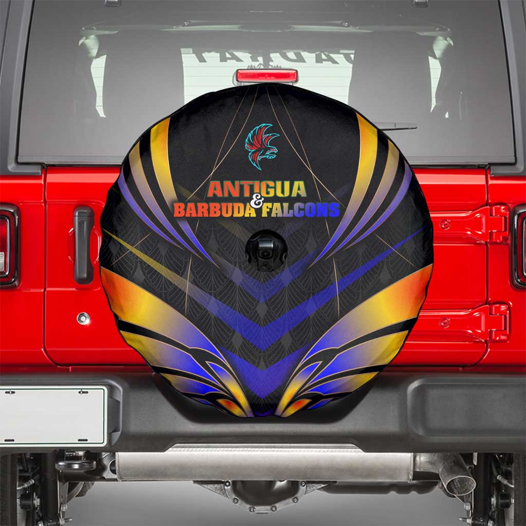 Antigua and Barbuda Cricket Falcons Spare Tire Cover Wings of Glory